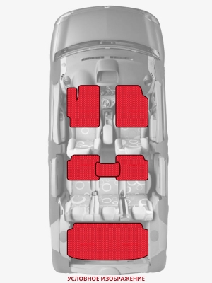 ЭВА коврики «Queen Lux» комплект для Volkswagen Jetta Wagon