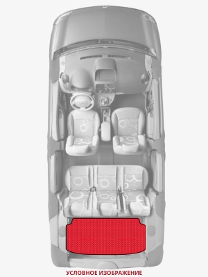 ЭВА коврики «Queen Lux» багажник для Cadillac XT6